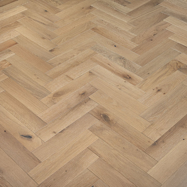 Chateau Oak Herringbone Natural Touch 14/3mm Engineered Wood Flooring